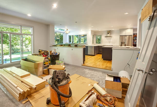 Professional Cabinet Installation technician working in Bothell, WA